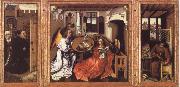 Robert Campin Annunciation The Merode Altarpiece Germany oil painting artist